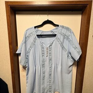 Light Blue Women's Top